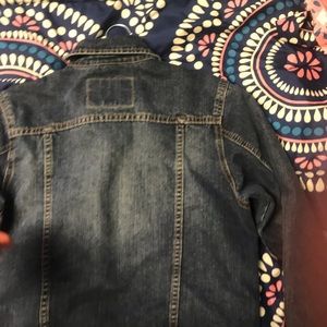Faded denim jacket